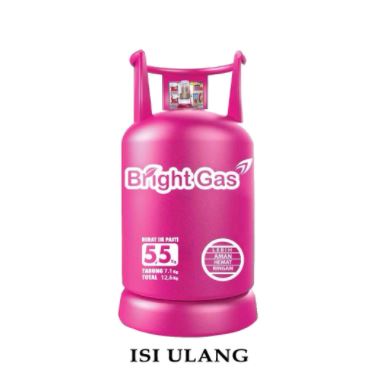 Bright Gas 5.5Kg (Isi Ulang)