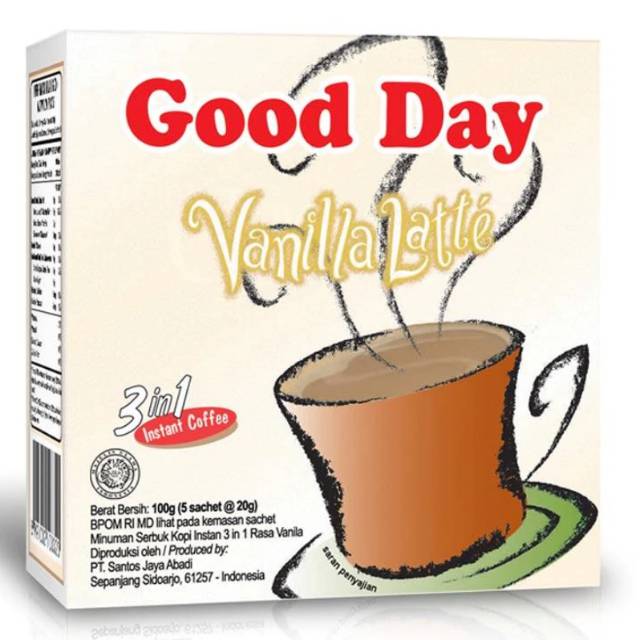 GOOD DAY VANILA LATTE DUS 5X20GR