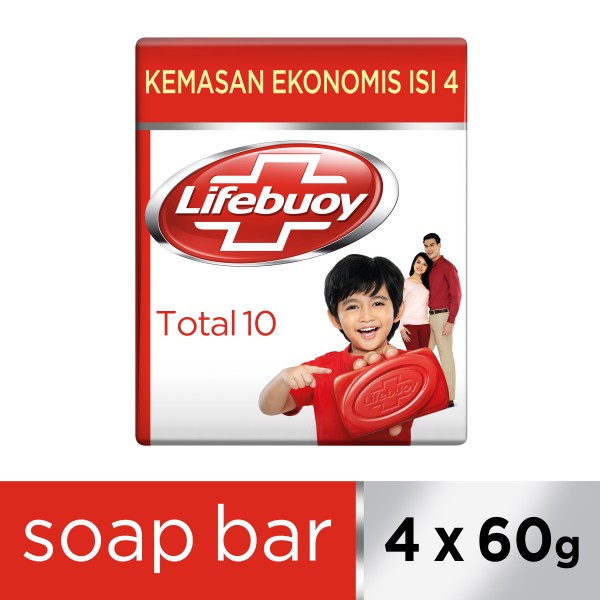 LIFEBUOY BAR SOAP TOTAL 10 BD 4 60G
