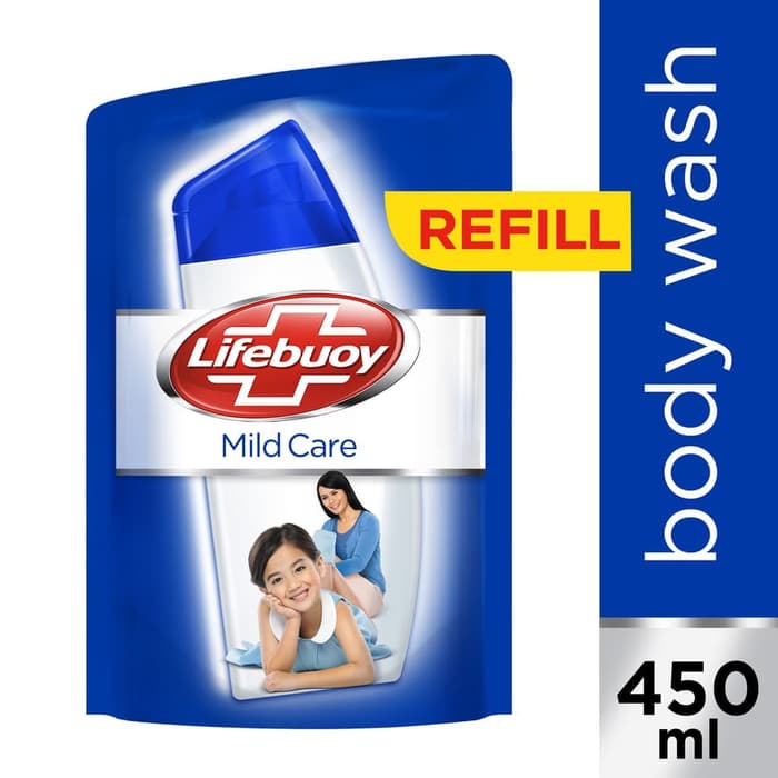 Lifebuoy Sabun Cair Mild Care Refill 450ML