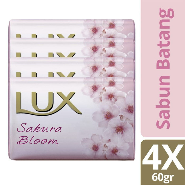 Lux Sabun Batang Sakura 60g isi 4
