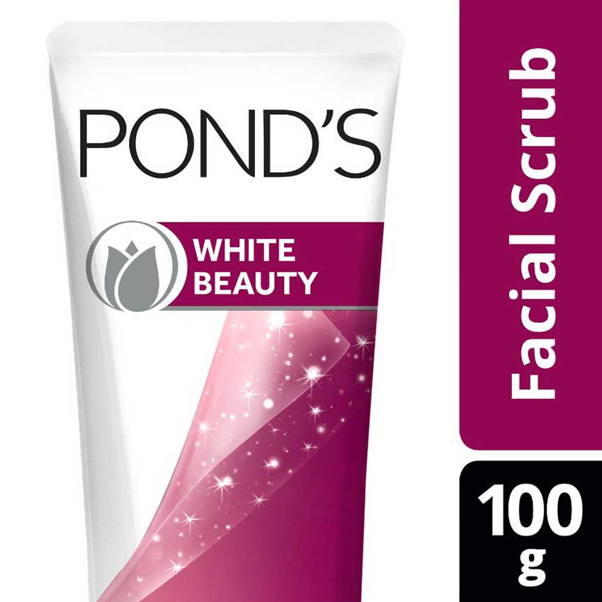 Ponds Sabun Muka Scrub White Beauty 100g