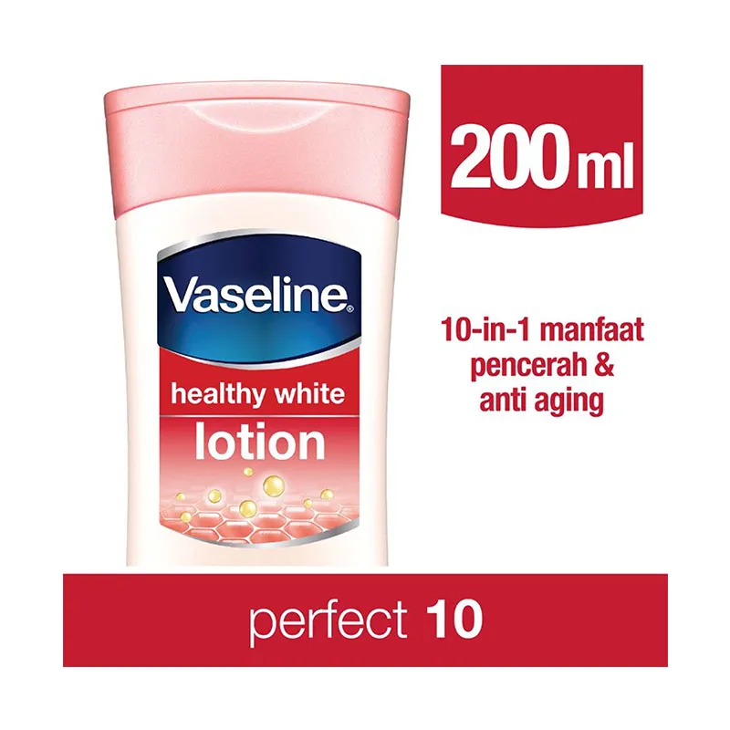 Vaseline Lotion Healty White Perfect 10 200ML